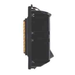 Contactum  Amber Neon Power Indicator with Black Inserts 230V