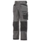 Snickers 3212 Duratwill 3212 Holster Pocket Trousers Grey/Black 31" W 30" L