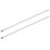 Essentials Stainless Steel Cable Ties Metallic 20cm x 0.46cm 100 Pack