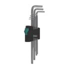 Wera 950/7 Chrome-Plated Metric Hex-Plus L-Key Set 7 Pieces