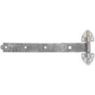 Smith & Locke Self-Colour Straight Heavy Duty Reversible Gate Hinges 160mm x 410mm x 60mm 2 Pack