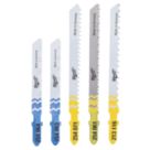 Milwaukee  4932345825 Multi-Material Jigsaw Blade Set 5 Pieces