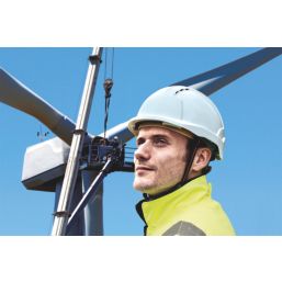 JSP EVOLite Skyworker Industrial Height Safety Helmet White