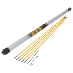 C.K Mighty Rod PRO 6mm Flexible Cable Rod Starter Set 5m 8 Pieces