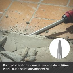 Einhell  SDS Max Shank Chisel Bit Set 3 Pieces