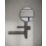 Ideal Standard Alu+ Mirror with Beauty Bar Silk Black 580mm x 146mm x 717mm