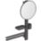 Ideal Standard Alu+ Mirror with Beauty Bar Silk Black 580mm x 146mm x 717mm