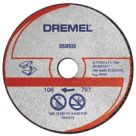 Dremel DSM510 Multi-Material Compact Saw Cutting Wheel 77mm (3") x 11.1mm 3 Pack