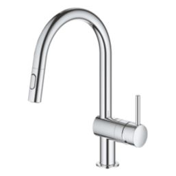Grohe Minta 31862000 Pull-Out Spray Mono Mixer Tap Chrome