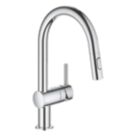 Grohe Minta 31862000 Pull-Out Spray Mono Mixer Tap Chrome