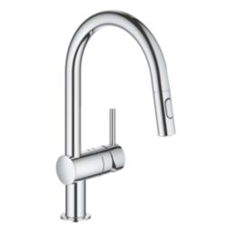 Grohe Minta 31862000 Pull-Out Spray Mono Mixer Tap Chrome
