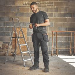 Site Varnik Stretch Work Trousers Black 36" W 32" L