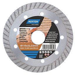 Norton  Multi-Material Diamond Cutting Disc 115mm x 22.23mm