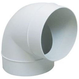 Manrose 90° Bend White 100mm