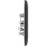 British General Nexus Metal 1-Gang Coaxial TV / FM Socket Matt Black with Colour-Matched Inserts