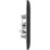British General Nexus Metal 1-Gang Coaxial TV / FM Socket Matt Black with Colour-Matched Inserts