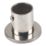 Essentials Rail End Sockets Polished Stainless Steel 32mm 2 Pack