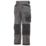 Snickers 3212 Duratwill 3212 Holster Pocket Trousers Grey/Black 35" W 35" L
