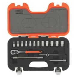 Bahco S160 1/4" Drive Socket Set 16 Pcs