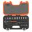 Bahco S160 1/4" Drive Socket Set 16 Pcs