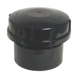 FloPlast  Solvent Weld Air Admittance Valve Black 110mm