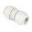 JG Speedfit  Plastic Push-Fit Equal Couplers 15mm 10 Pack