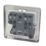 Hager Sollysta WRSU83BSW  13A Unswitched Fused Spur  Brushed Steel with White Inserts