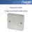 Hager Sollysta WRSU83BSW  13A Unswitched Fused Spur  Brushed Steel with White Inserts