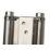 Smith & Locke Polished Chrome  Spring Hinge 100mm x 137mm