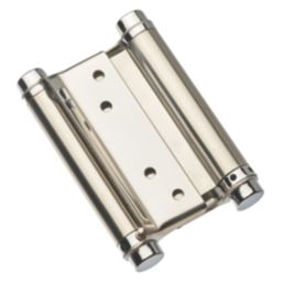 Smith & Locke Polished Chrome  Spring Hinge 100mm x 137mm