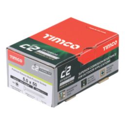 Timco  PZ Double-Countersunk  Multipurpose Premium Screws 5mm x 50mm 200 Pack