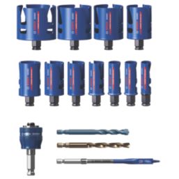 Bosch Expert Construction 11-Saw Multi-Material Holesaw Set