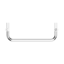 Flomasta U-Shape 1580mm x 500mm 2467BTU Chrome Vertical Designer Radiator