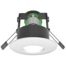 4lite WiZ Connected Fixed  Fire Rated LED Smart Downlight Matt White 4.9W 345lm