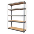 Essentials  5-Tier Metal Garage Shelving Unit 1200mm x 450mm x 1800mm