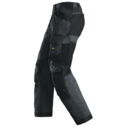Snickers 6251 Stretch Trousers Black 35" W 30" L