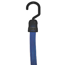 Smith & Locke Flat Bungee Cords 600mm x 18mm 6 Pack