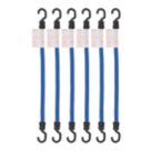 Smith & Locke Flat Bungee Cords 600mm x 18mm 6 Pack