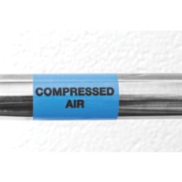 Essentials Compressed Air Pipe Marking Tape Blue 33m x 50mm