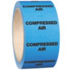 Essentials Compressed Air Pipe Marking Tape Blue 33m x 50mm