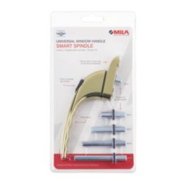 Mila Left or Right-Handed ProLinea Espagnolette uPVC Window Handle Polished Gold