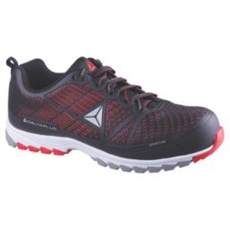 Delta Plus Sportline Metal Free   Safety Trainers Black / Red Size 9