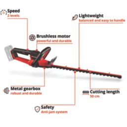 Einhell Professional GP-CH 18/50 Li BL-Solo 3410950 50cm 18V Li-Ion Power X-Change Brushless Cordless Hedge Trimmer - Bare