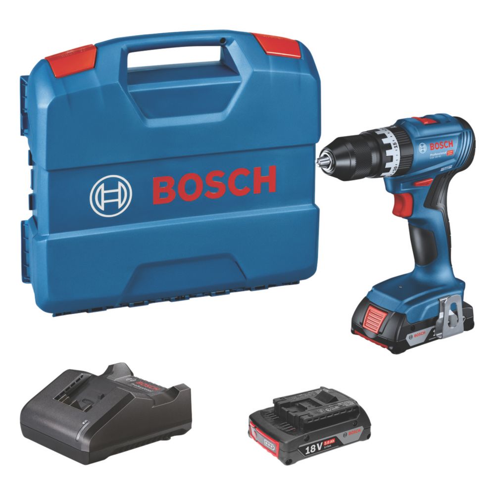 Milwaukee Next Generation M18BLPDRC-502C 18V 2 x 5.0Ah Li-Ion RedLithium  Brushless Cordless Combi Drill - Screwfix