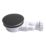 Flomasta  Shower Trap Matt Black 90mm