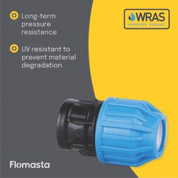 Flomasta  MDPE Female Adaptor 20mm x 3/4"
