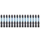Erbauer  1/4" 50mm Hex Shank PZ2 Screwdriver Bits 15 Pack