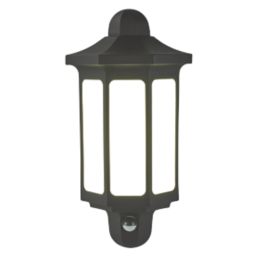 LAP Dunham Outdoor LED Half Wall Light Black 8.5W 580lm