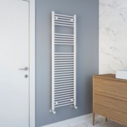 Flomasta 1600mm x 500mm 2409BTU White Flat  Towel Radiator