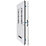 Yale Doormaster Silver Universal Replacement uPVC Door Lock 53mm Case - 35mm Backset